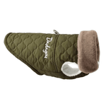 Casaco impermeavel de gola DryPaw Wear  verde 
