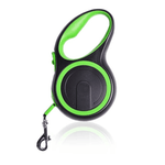 Coleira retrátil de nylon FlexPet Verde 