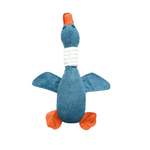 Pelúcia duck squeak QuackPlay pato azul 